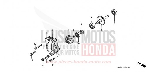 WATER PUMP CR80RL de 1990